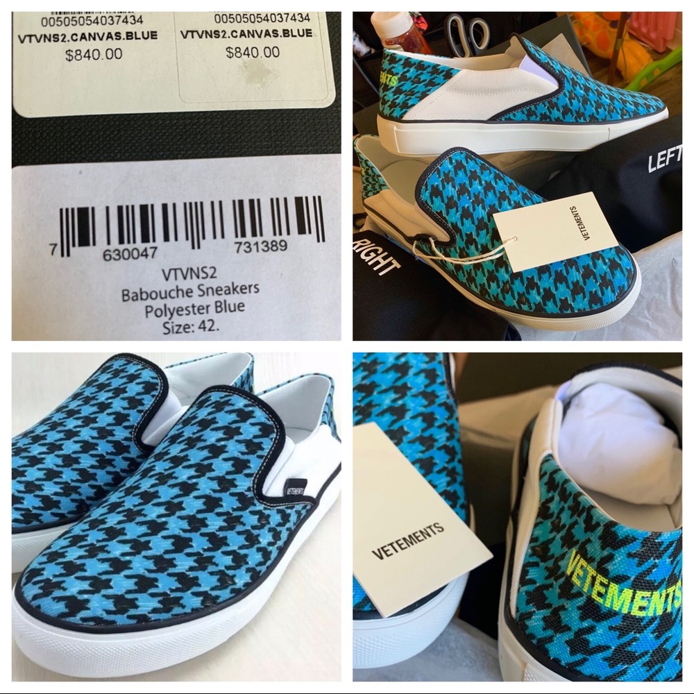 Vetements Mens Sneakers sz 42